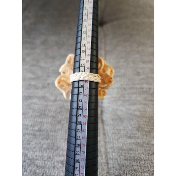 Tahitian Handmade Shell Coral Ring French Polynesia Style Sz 9 StatementPiece 2" - Picture 3 of 6